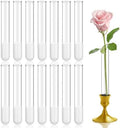 15 Pack 5.9" Glass Bud Vase Taper Candle Holder by Unknown