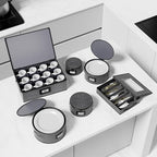 Aokeyee 6-Piece China Storage Containers Set, Hard Shell Moving Boxes for Dishes, Plates, Mugs & Flatware – Dinnerware Organizer with Soft Felt Dividers, Sturdy Handles & Zippers, Grey - Image 6