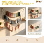 DrCor Moody Boho Tassel Garland, Set of 3 with Natural Wood Beads - Vintage - Image 4