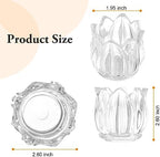 GOLDEAL 24Pcs Votive Candle Holders,Clear Thick Glass Tea Light Candle Holder Bulk,Tealight Candle Jars for Wedding Table Decor,Party Supplies,Bridal Shower,Baby Shower,Tables Centerpieces - Image 2