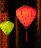 EYPKPL Cloth Lantern with Tassel Oval Silk Lantern Chinese New Year Lantern Japanese Vietnam Hanging Lantern Solid Color Chinese Lanterns(Light Purple,18 Inch) - Image 4