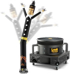 LookOurWay Air Dancers Inflatable Tube Man Set - 20ft Tall Wacky Waving Inflatable Dancing Tube Guy with Air Dancer Blower - Thanksgiving Theme - Pilgrim by LookOurWay