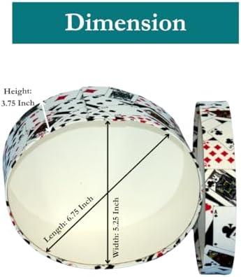 Sarah's Hat Boxes – Playing Cards Decorative Gift Box | Reusable Storage Boxes for Gifts, Keepsakes, Jewelry, or Special Items | Printed Design - Image 3