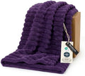 Bedsure Soft Twin XL Blanket for Bed Dorm Purple 66"x90" by BEDSURE