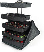Telescoping Christmas Ornament Storage Box, Adjustable Dividers, 140 Slots by TreeKeeperBags