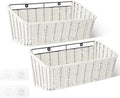 GRANNY SAYS Wicker Hanging Basket, RV Storage and Organization, 2 Pack by GRANNYSAYS