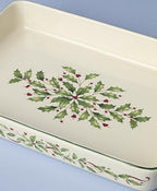 Lenox Holiday Stoneware Large Rectangular Christmas Baking Dish - Image 4