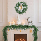Rowfad 9Ft Norfolk Pine Garland for Mantle Christmas Decorations, 2 Set - Image 4