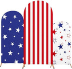 3 Pcs Patriotic Arch Cover Spandex Fitted 4ft 5ft 6ft,Star by RimCereal
