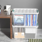 Zopnny 85-Qt Storage Box with Latching Lid, 2-Pack Stackable Large Bins - Image 6