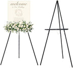 MEEDEN Wooden Easel Stand for Display: Black Wood Tripod for Wedding Sign by MEEDEN
