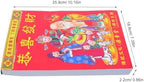 Lunar Calendar: 2027 Traditional Chinese Planner - 25.9x18.8cm/10.2x7.4in Goat Year Hanging Lunar Calendar - Wall Decoration for Living Room Office - Image 2