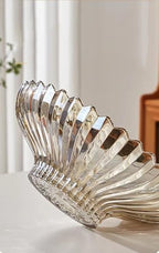 Extra Large Glass Fruit Bowl or Decorative Bowl, Center Bowl，Used for Kitchen Counter or Living Room Central Table Decoration (Amber) - Image 7