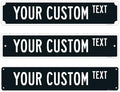 Custom Street Sign, Personalized Novelty Road, Brown Background, Christmas | 42x6 Inches, ACM, Made in USA by Sigo Signs by SigoSigns