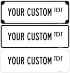 Custom Street Sign, Personalized Novelty Road, Brown Border, Christmas | 18x6 Inches, ACM, Made in USA by Sigo Signs by SigoSigns