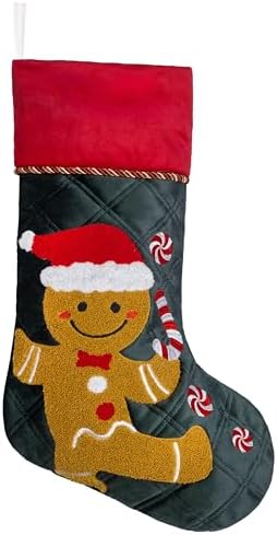 BHD BEAUTY 2026 New Christmas Stocking Red and Green Customized for Family Decorations Hanging Ornament 7 Pack - Image 5
