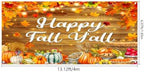 16X7Ft Happy Fall Garage Door Cover, Extra Large Garage Door Fall Thanksgiving Cover Banner Autumn Maple Leaves Pumpkin Wall Decorations for Outdoor Home Yard Decor Party Photo Backgrounds - Image 4