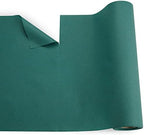 Disposable Table Runner for Christmas, Dining Table, 16" 20-Pack Linen-Like Green Paper Table Runners for Party, Wedding Or Event - Image 3