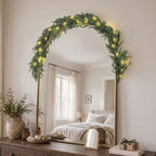 Suncalla 9 ft Norfolk Christmas Mirror Garland with Light - Image 6