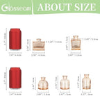 Glasseam Mini Bud Vases Set of 10 Champagne Glass Vases for Centerpieces - Image 3