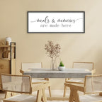 YWJKWLGS Kitchen Signs Wall Decor Art Meals and Memories Are Made Here Sign - Image 5