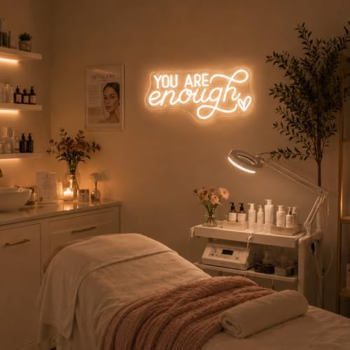 You Are Enough Neon Sign Led Light Sign for Wall Decor - Image 7