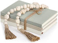 Feifeiya 3 Pieces Faux Decorative Books Set for Home Decor,Light Green by Feifeiya
