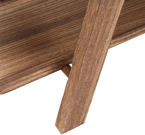 GLOGLOW Wood 3 Tier Serving Tray, Rectangle Wooden Farmhouse Cupcake Stand for Party Display and Organizing Fruits Cakes Snacks Kitchen Tools - Image 7