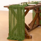 Cheesecloth Table Runner Fall Boho Wedding Birthday Party Home Decor - Image 4