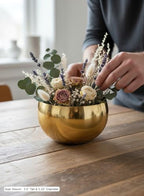 Serene Spaces Living Small Gold Colored Metal Bowl Ideal for Weddings, Parties, Events, Restaurants, Home Decor, Measures 3.5 inches Tall and 5.25 inches Dia, Set of 12 - Image 2