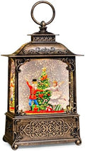 Christmas Snow Globes Lantern with The Nutcracker Music, Nutcracker Snow Globe with Swirling Glitter Effects, USB/Battery Powered with 6-Hour Timer, Christmas Decorations by COZYPAVILION