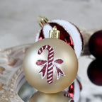 48 Pcs Christmas Balls Ornaments for Christmas Tree, Painted Shatterproof Plastic Decorative Baubles Hanging Ornaments for Xmas Tree Wreath Holiday Party Wedding Decoration, Dark Blue - Image 6