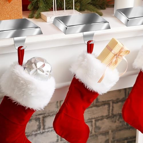 WYTAOHZL 6PCS Christmas Stocking Holders Sliver - Image 5