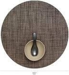 Chilewich Basketweave Placemats, Woven Round Placemats Set of 4 - Image 2