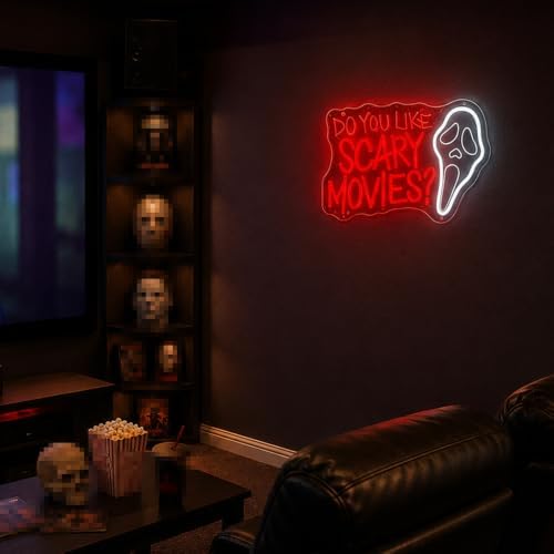 Do You Like Scary Movies Neon Sign Halloween Led Sign - Image 5