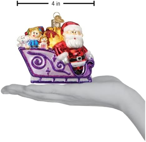 Old World Christmas Santa and Friends (Rudolph the Red-Nosed Reindeer) Glass Blown Ornament for Christmas Tree, Handcrafted Holiday Decoration, Rudolph Collection - Image 4