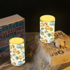 Battery Operated Pumpkin Candle Leaves Fall Flameless Candles LED Table Candles with 18-Key Remote Timer Color Changing for Thanksgiving Holiday Party Home Indoor Room Table Decorations - Image 6