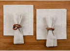 Solino Home 100% Pure Linen Napkins Light Natural, 20 x 20 in, Set of 4 - Image 2