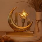 Ramadan Lantern Lights,Ramadan Candle Lantern,Eid Mubarak LED Lamp,Ramadan Hanging Lantern Decorations for Home Style 20 - Image 3