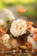 Ling's moment Terracotta Artificial Wedding Flowers Greenery Grand Box Set - Image 3