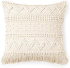 · REDEARTH · Textured Handwoven Throw Pillow Cases - Scandi Chic Natural - Image 4