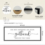 The Best Memories Are Made Gathered Around the Table Dining Room Wall Decor - Image 2