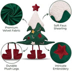 Christmas Tree Shaped Pillow 30x21 Plush Xmas Throw Pillow - Image 3