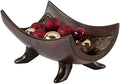 Creative Scents Schonwerk Brown Decorative Bowl for Home Decor - Dining Room Centerpiece - Coffee Table Decor for Living Room - 10" Resin Bowl - House Decor Decorations or Key Bowl for Entryway by CreativeScents