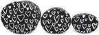 Sarah's Hat Boxes – White Heart Decorative Gift Box Set of 3 | Elegant Reusable Storage Boxes for Gifts, Keepsakes, Jewelry, or Special Items | Unique Printed Design - Image 4