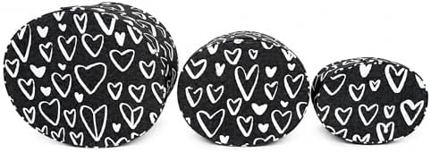 Sarah's Hat Boxes – White Heart Decorative Gift Box Set of 3 | Elegant Reusable Storage Boxes for Gifts, Keepsakes, Jewelry, or Special Items | Unique Printed Design - Image 4
