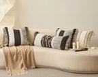 Dark Brown Boho Throw Pillow Cover 20x20 - Image 4