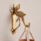 Indian Shelf Brass Peacock Plant Hanger Hook for Baskets and Lanterns by IndianShelf