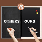 SELEAD Magnetic Chalkboard Words Sign - 24" x 36", White Wood Frame - Image 5