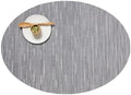 Chilewich Bamboo Placemats Set of 4, Woven Oval Placemats by Chilewich
